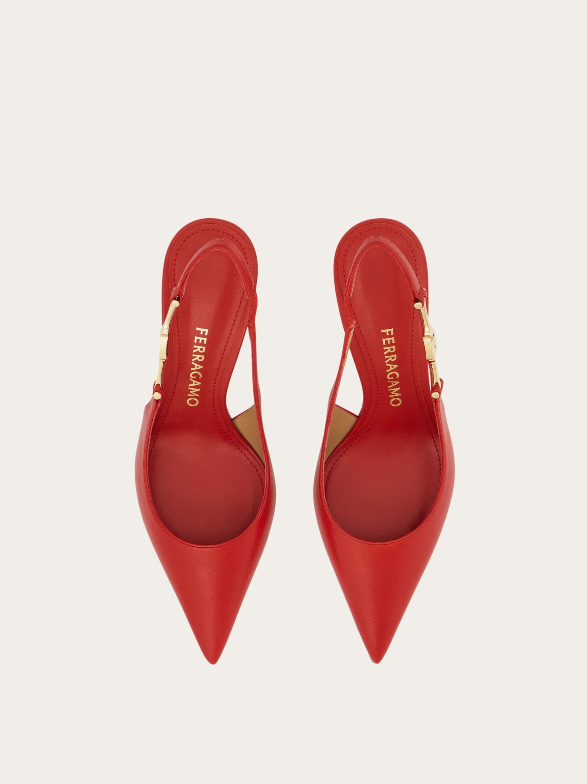 Ferragamo F buckle slingback pump - Image 3